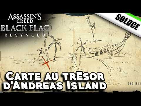 Carte au trésor d'Andreas Island | Abaco Island [ Solution ] - Assassin's Creed Black Flag Resynced
