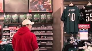 DeSean Jackson as Modell's Employee Selling His Own Jersey