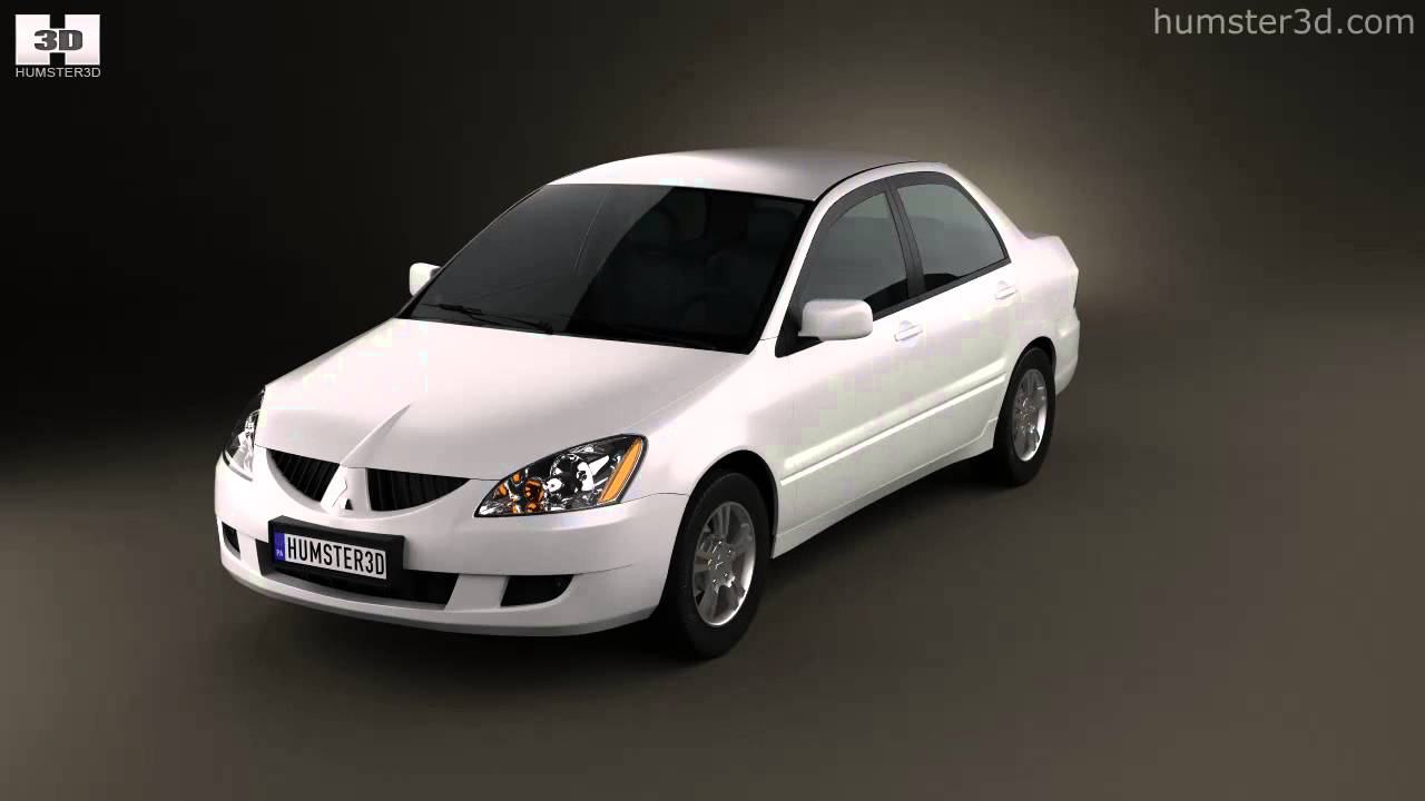 Mitsubishi Lancer Ralliart sedan 2004 by 3D model store Humster3D.com ...