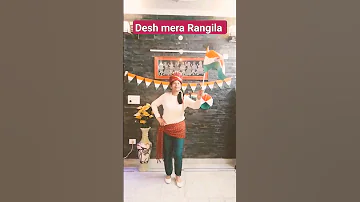 Desh Rangila| Republic day| Patriotic dance #shortvideo #ytshorts #mahalaxmi lyer# mera bharat Mahan