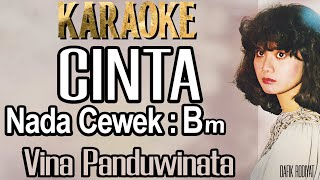 Miniatura de vídeo de "cinta (Karaoke) vina Panduwinata, nada cewek Bm"