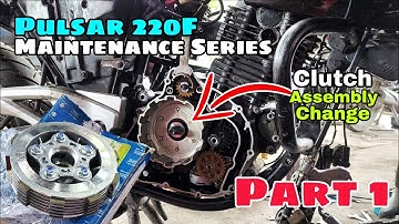 Pulsar 220F Clutch plate change | Pulsar 220 engine noise problem | Pulsar 220f timing chain