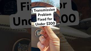 The customer thought they needed a transmission, it was just a simple fix.