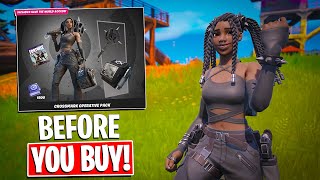 NEW CROSSMARK OPERATIVE PACK Gameplay Combos Before You Buy Fortnite Battle Royale