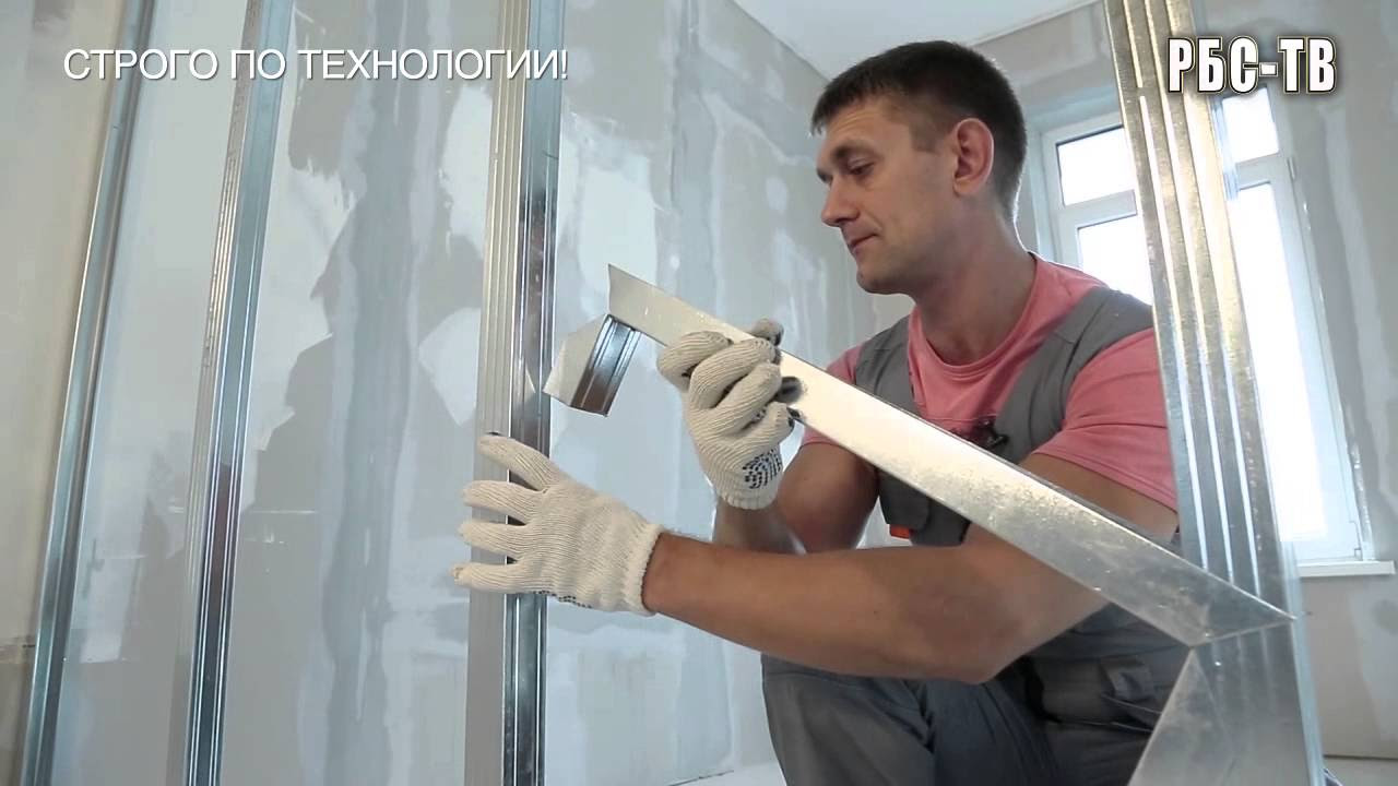 Межкомнатная перегородка своими руками — просто: метод из гипсокартона