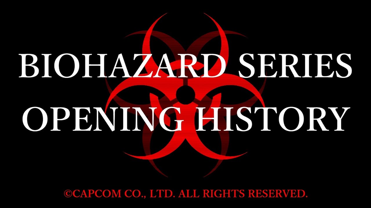 バイオハザード オープニング 年表 Biohazard Resident Evil Opening History C Capcom Youtube