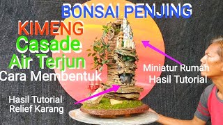 Kimeng Bonsai Penjing Air Terjun Cara Membentuk Casade Nepal Van Java