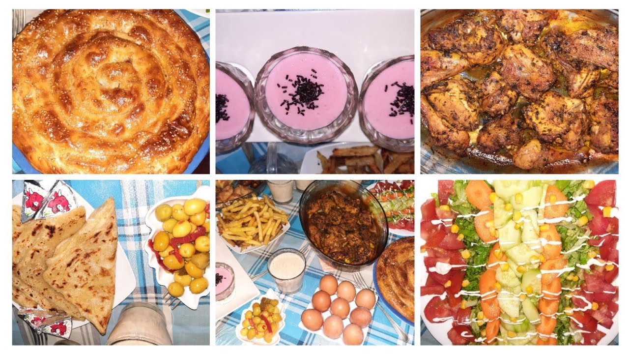 Menú dia 6 de Ramadán 2021/ dia de ayuno/ 4 recetas fáciles y nutritivas
