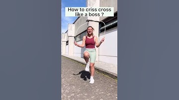 How do do jump rope cross over? #learnonyoutube #shorts #howtojumprope #tutorial