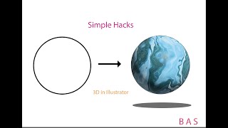 Creating Sphere 3D in illustrator | BAS | 4K