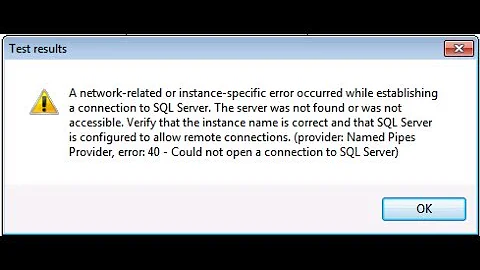 How to Enable Remote Connection to SQL Server is a Solution for Error:40