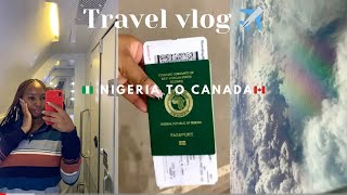 ✈️TRAVEL VLOG: MOVING FROM NIGERIA 🇳🇬 TO CANADA 🇨🇦 -Travel alone, International student