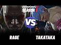 Tekken 8 - Takataka (Bryan) VS Rage (Raven) Ranked Match