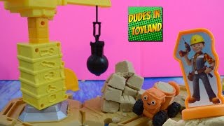 Bob the Builder Mash &amp; Mold Construction Site toy videos for children