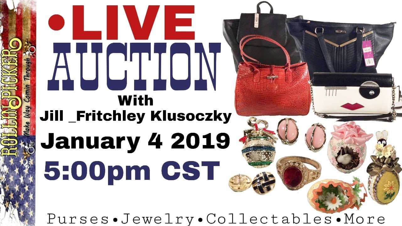 Live Auction Pickers Paradise and Jewelry Extravaganza!