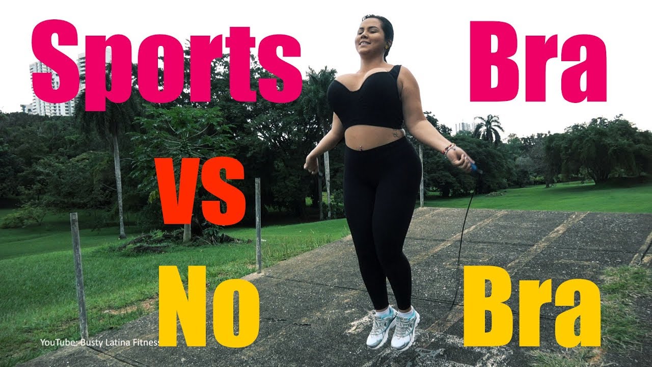 Sports Bra Vs No Bra Jump Rope Test Youtube