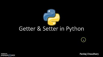 Getter & Setter in python