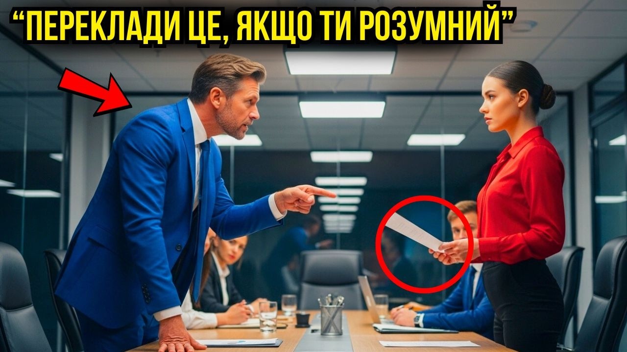“ПЕРЕКЛАДИ ЦЕ, ЯКЩО ТИ СПРАВДІ РОЗУМНА!” КРИКНУВ МІЛЬЙОНЕР НОВІЙ СЕКРЕТАРЦІ!