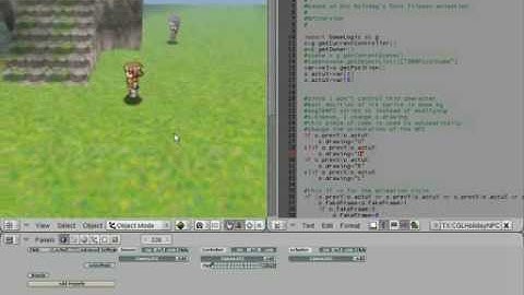 2D sprite system on blender