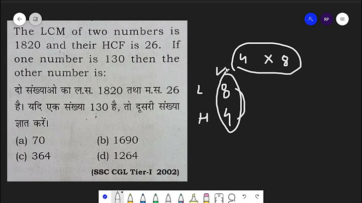 LCM of two numbers is 495 and HCF is 5 sum of both numbers is 100 find the smaller number