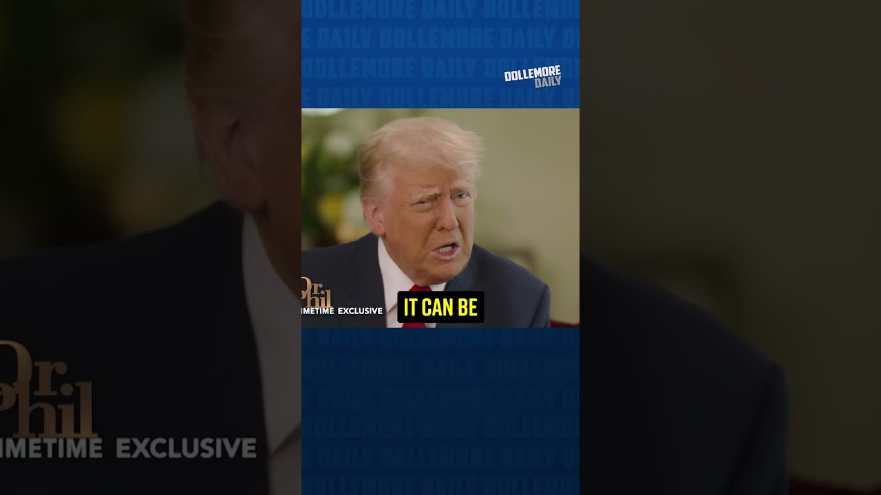 Trump Tells Dr. Phil WHAT GOD THINKS in Off-The-Rails Interview!!! #shorts