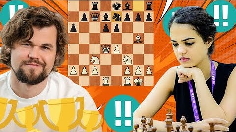 First class Magnus Carlsen vs Tania Sachdev 32