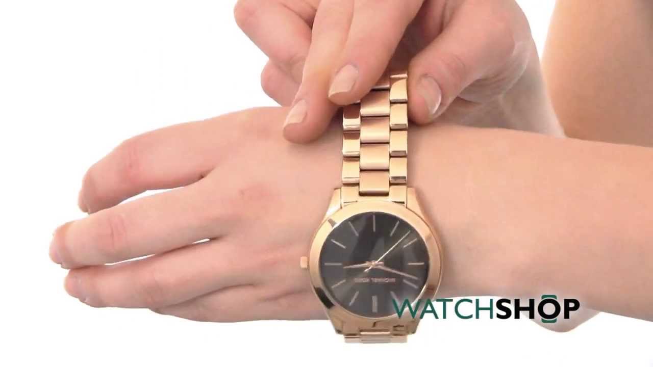 michael kors ladies runway watch