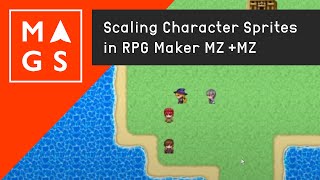 Scaling Character Sprites in RPG Maker MZ / MV with a Plugin