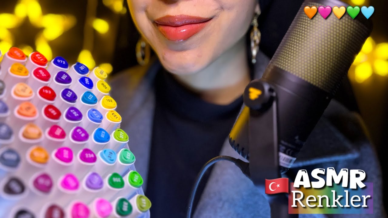 AsSMR Renkler 🌈Türkçe Yumuşak Fısıltılar