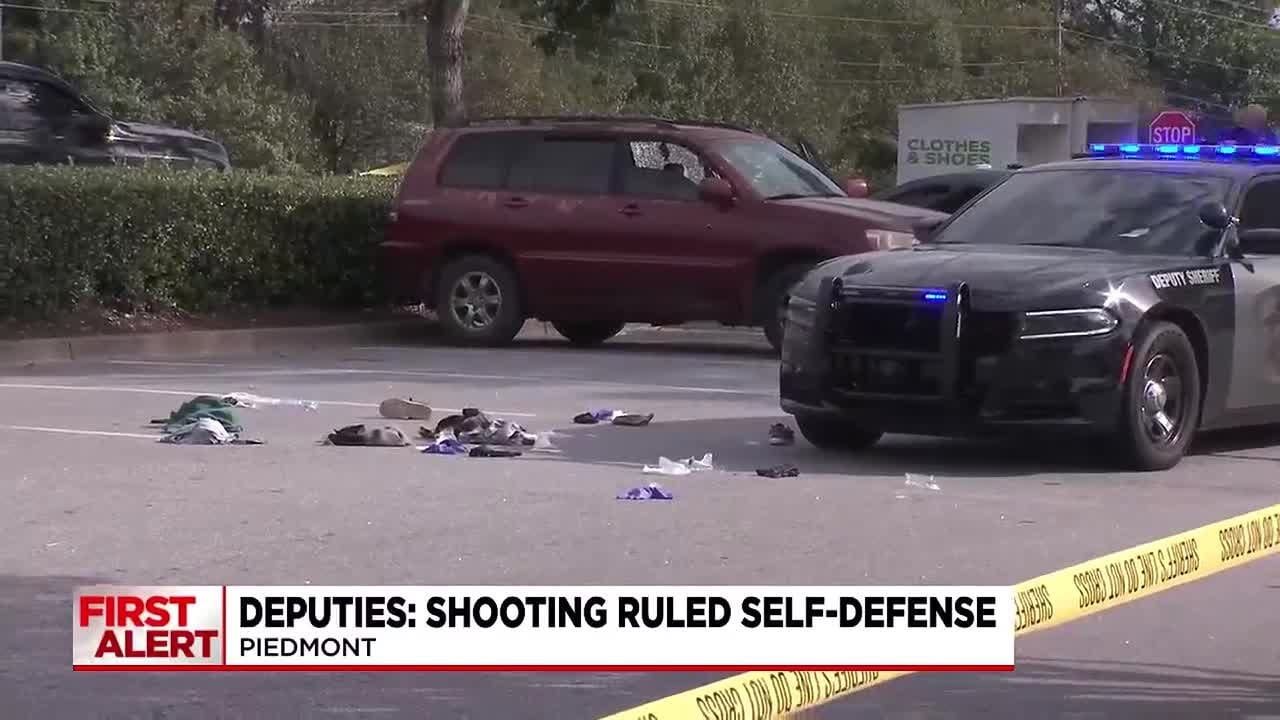 Piedmont shooting ruled self-defense, deputies say
