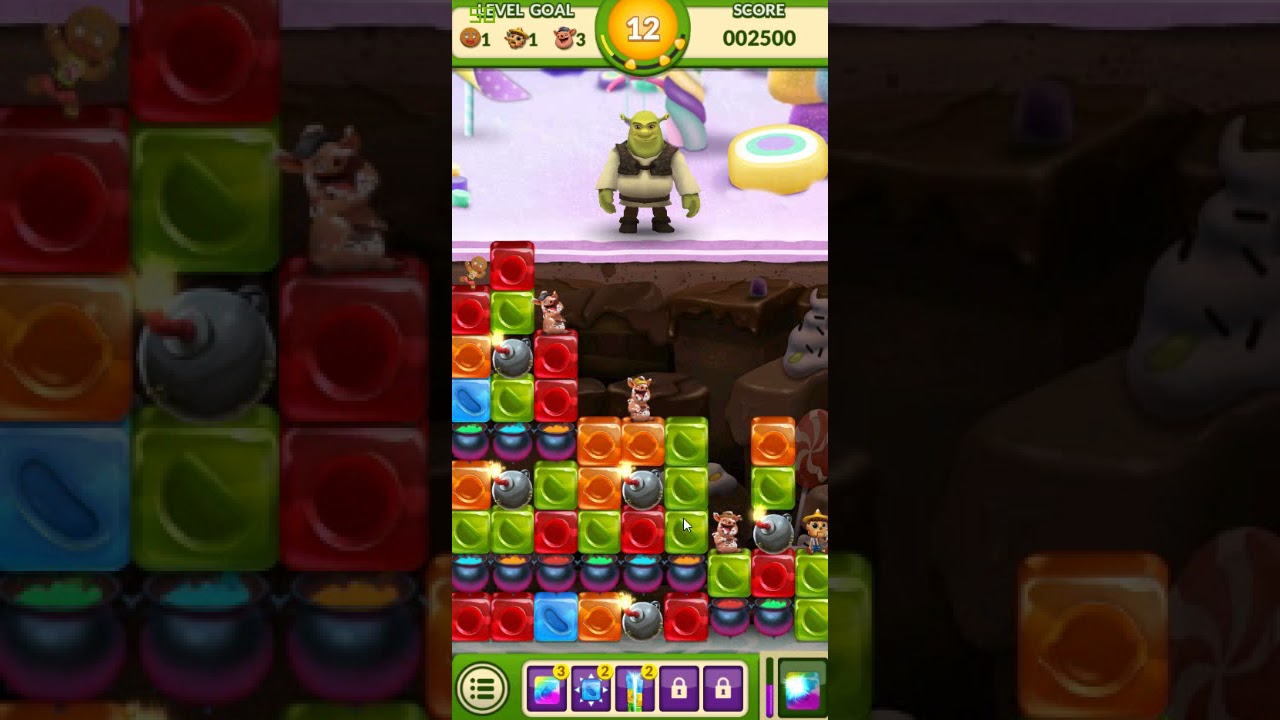 Shrek Sugar Fever level 54 no boosters 😈