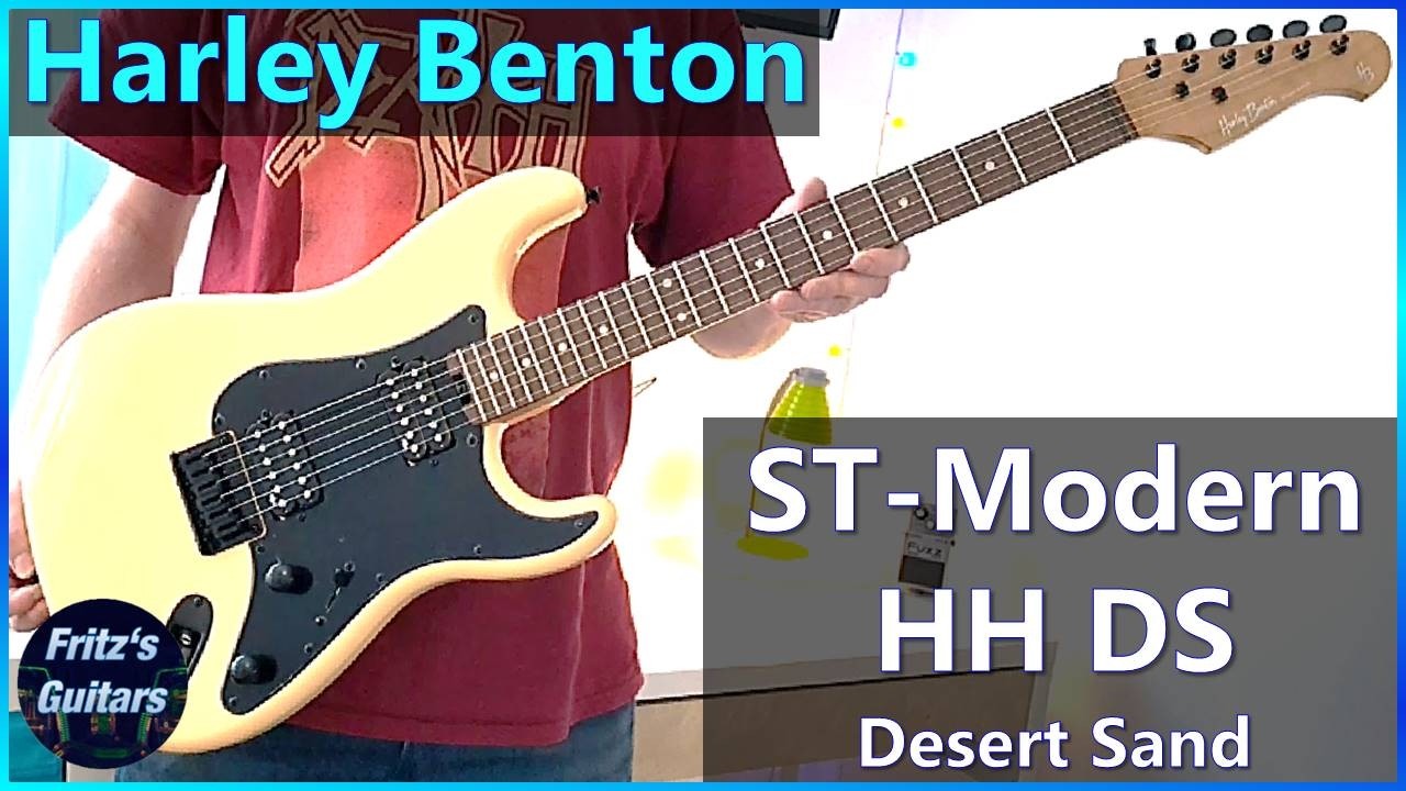 Harley Benton ST-Modern HH Deluxe DS 2026 - Hardtail 2 Humbucker