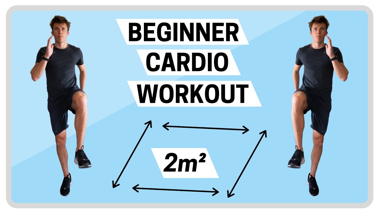 kever Ik heb het erkend aanvulling Beginner cardio workout voor thuis - YouTube