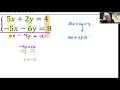 System of Equations (SOE) Elimination