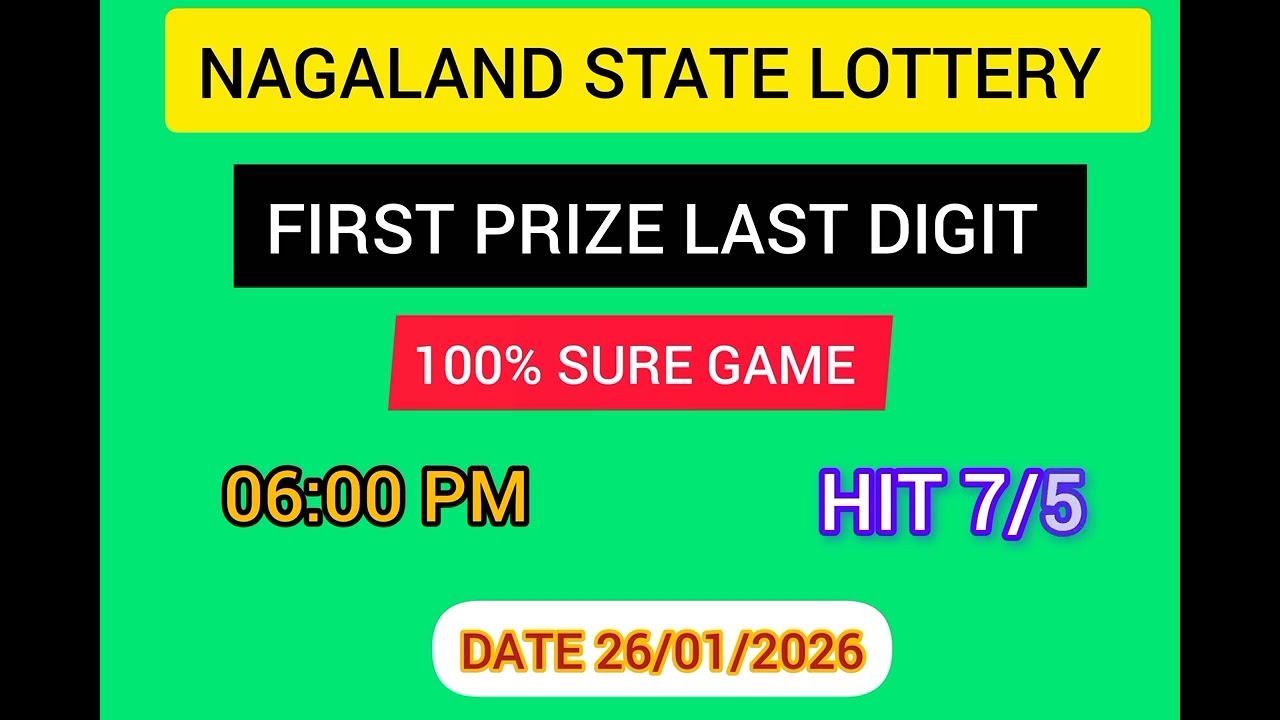 First Prize Last Digit 26/01/2026 Nagaland StateTarget Number Dear Sambad Number