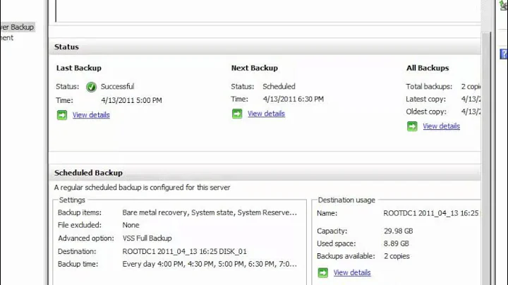 Windows Server 2008 Backup (Step-By-Step)