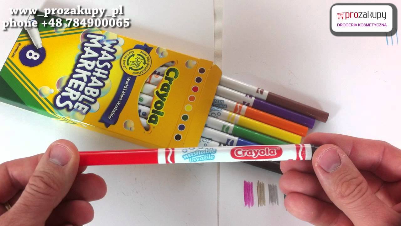 crayola 8 washable markers fine line classic youtube