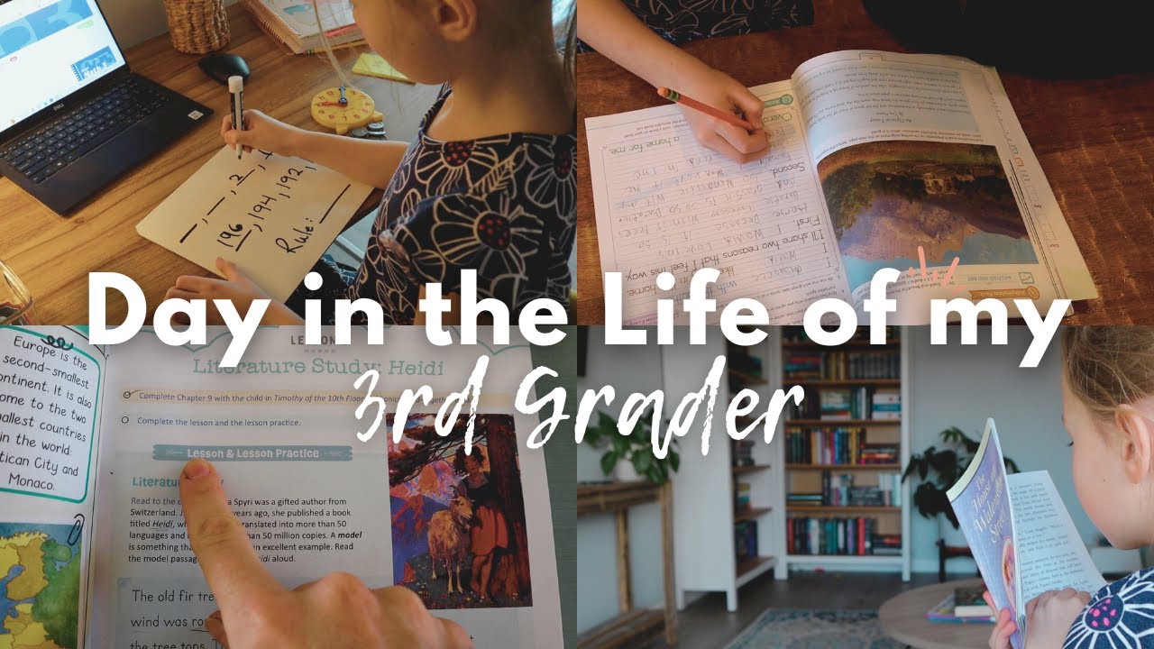 Day in the life of my 3rd grader ii the good and the beautiful level 3