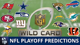 NFL Playoff Picture + Predictions: Projecting Each AFC & NFC Wild Card Game For 2023 NFL Playoffs