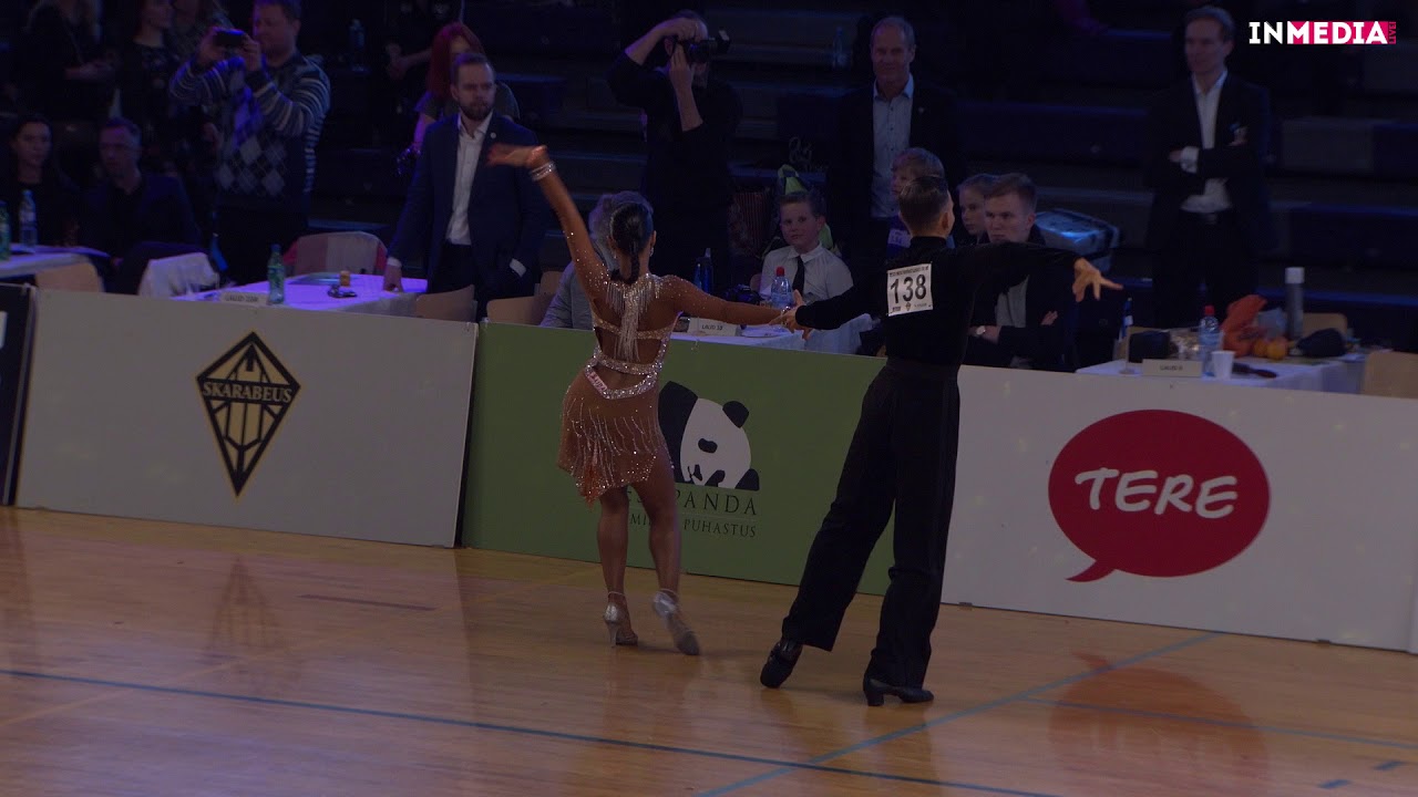 Vladislav Robatshenko - Juliana Menzhinskaya | Самба | Чемпионат Эстонии 2018