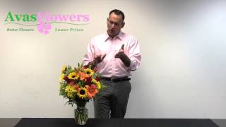 Avas Flowers - Sunshine Celebration Bouquet