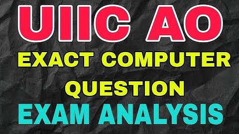UIIC AO 2024 Exam Analysis Shift 1 (21 Dec 2024) | UIIC AO 2024 Analysis | Good Attempt