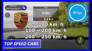 Porsche Cayenne S *Dragy acceleration 0-100/100-200/200-250 km/h - data review