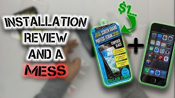 Did I Waste a Dollar? | $1 iPhone SE Screen Protector Installation Fail