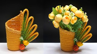 Plastic Bottle Flower Vase DIY Ideas | Best Out of Waste | Ide Kreatif Vas Bunga dari Botol Plastik