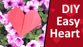 Origami Heart ❤ Folding Instructions ❤