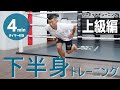 下半身トレーニング【上級編】HIIT/サーキットトレーニング（10分間タイマー付き）_Circuit training 4minutes