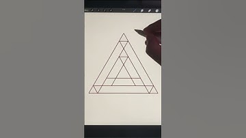OPTICAL ILLUSION | Impossible Triangle | How To Draw | Digital Painting