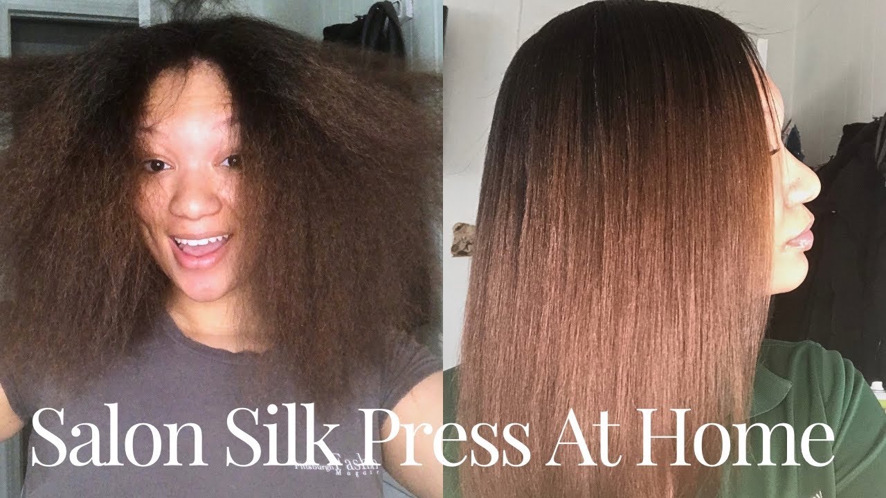 HOW TO MY SECRET TO SALON SILK PRESS SILK PRESS AT HOME VERY