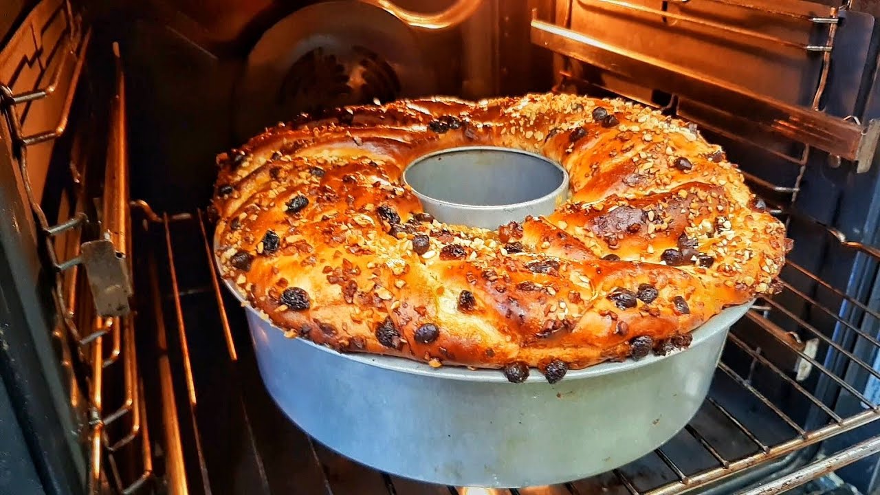 أحسن من الكيك و كرواصة!!! بريوش العيد بدون بيض ولا حليب ولا زبدة قطني مفشفش خفيف بدون دلك ناجح 100%